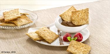 CRACKERS INTEGRALES CON NUTELLA<sup>®</sup>