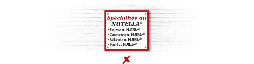 Use of Logo Nutella