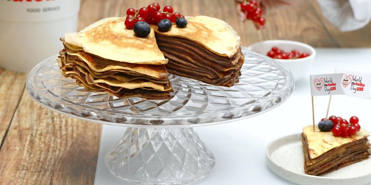 Gâteau de crêpes au Nutella® | FerreroFoodService France