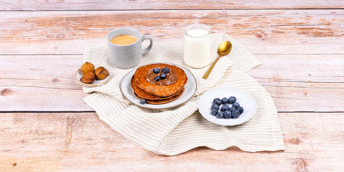 Pancake à la farine de châtaigne et au Nutella® | FerreroFoodService France