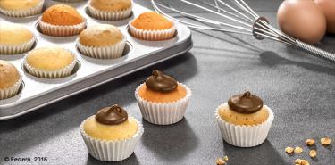 TRIO DE MINI-MUFFINS AU NUTELLA®