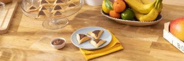 Hamantaschen with Nutella