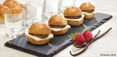 MINI BURGER WITH NUTELLA®