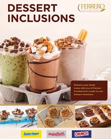 Ferrero Branded Dessert Inclusions Sell Sheet