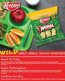 Keebler<sup>®</sup> K12 Whole Grain Animal Cracker Sell Sheet