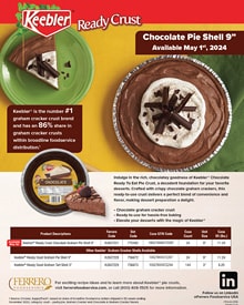 Keebler<sup>®</sup> Graham Cracker Chocolate Pie Crust Sell Sheet