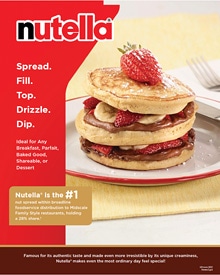 Nutella<sup>®</sup> Hazelnut Spread Sell Sheet