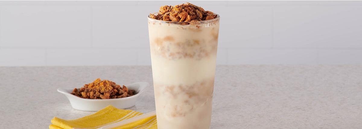 Layered Milkshake with Butterfinger®