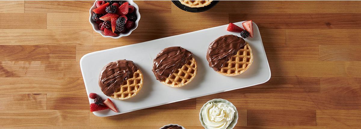 Mini Belgian Waffle with Nutella®