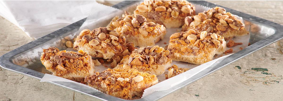 Peanut Brittle Cookie Bites with Butterfinger®