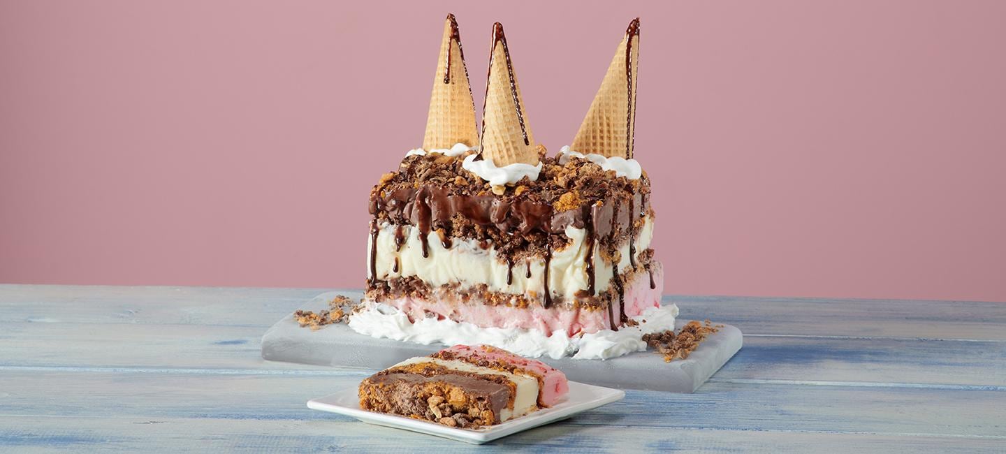 Candy Explosion Ice Box Cake