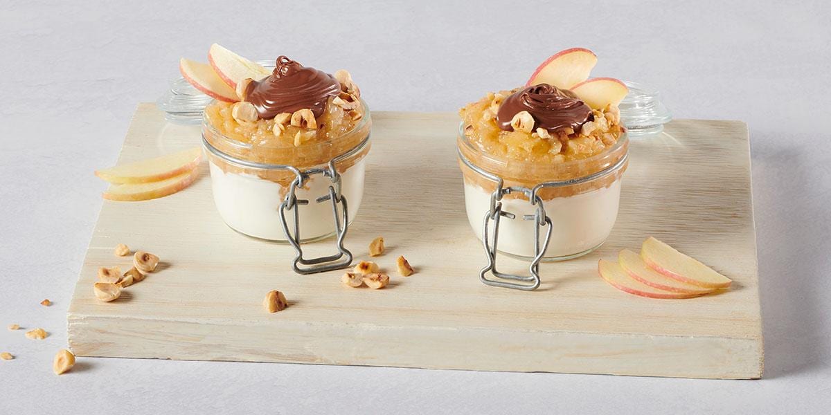 Amish Apple Butter Parfait made with Nutella®