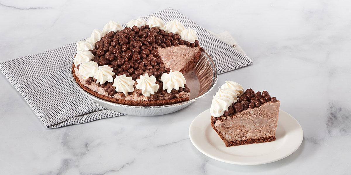 Chocolate Cheesecake Pie made with Buncha Crunch®