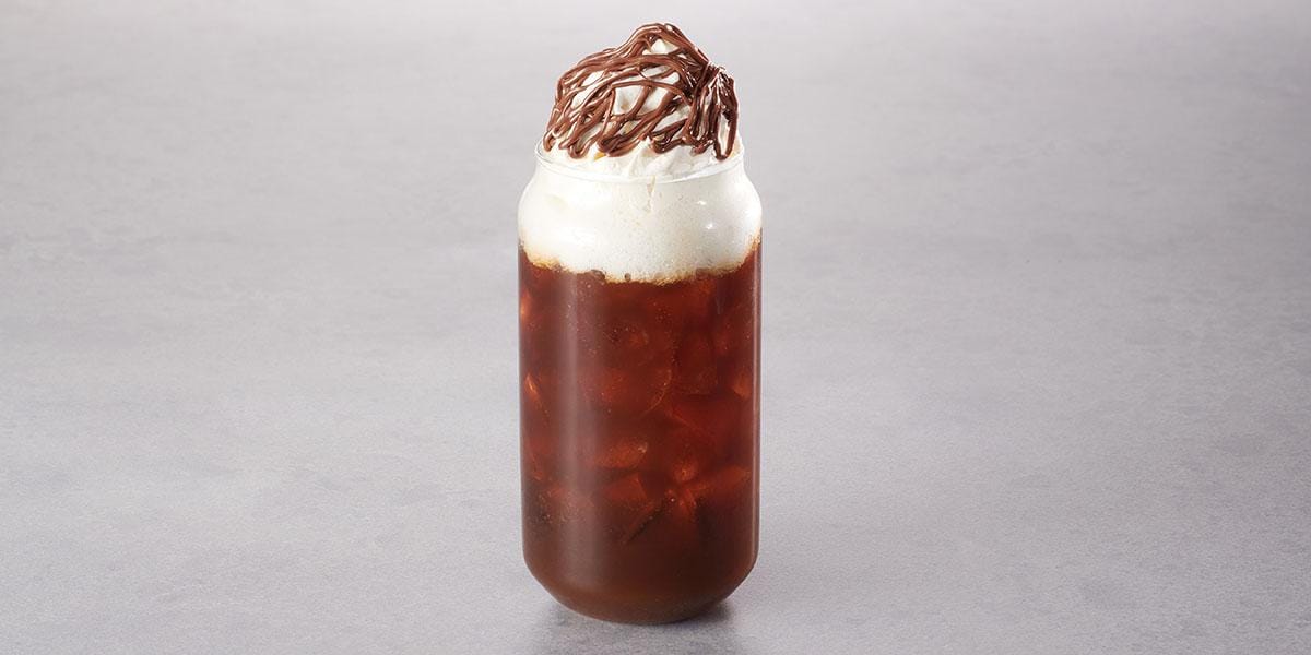 Iced Americano made with Nutella®