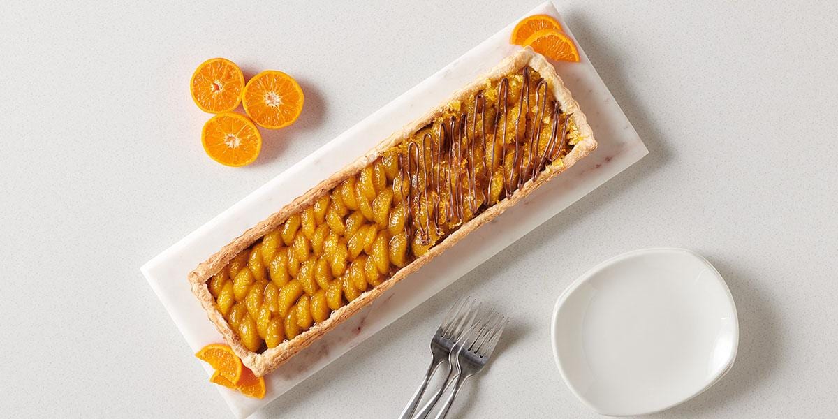 Tangerine Tart made with Nutella®