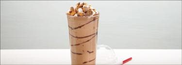 Butterfinger® hot chocolate espresso milkshake