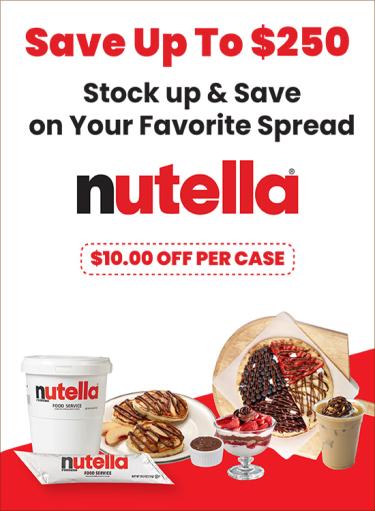 Nutella Rebate | Ferrero Food Service in USA